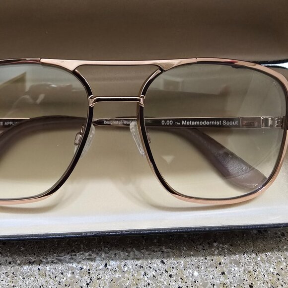 Caddis metamodernist scout gold aviator glasses - no rx - 0.00 lens power - Picture 9 of 9
